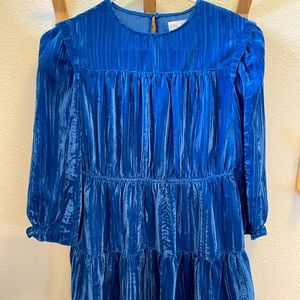 Zara Girls Velvet Dress